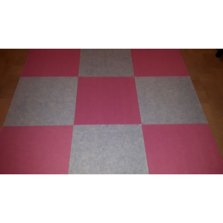 60x60 cm Akoestische paneel Fuchsia roze